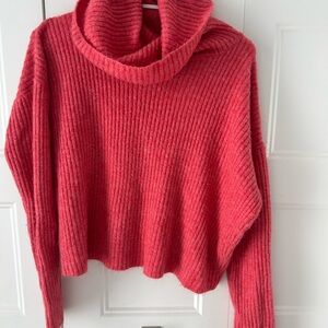 Cozy Red Turtleneck Sweater